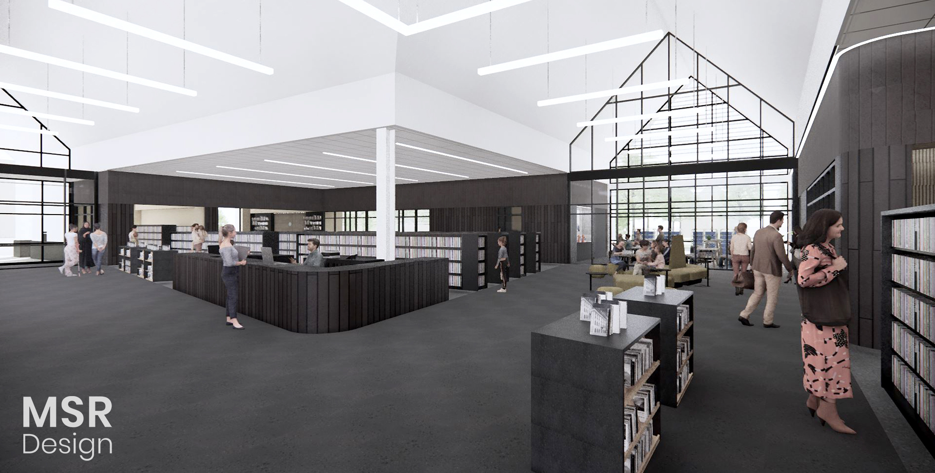 Rendering of the North Entry View