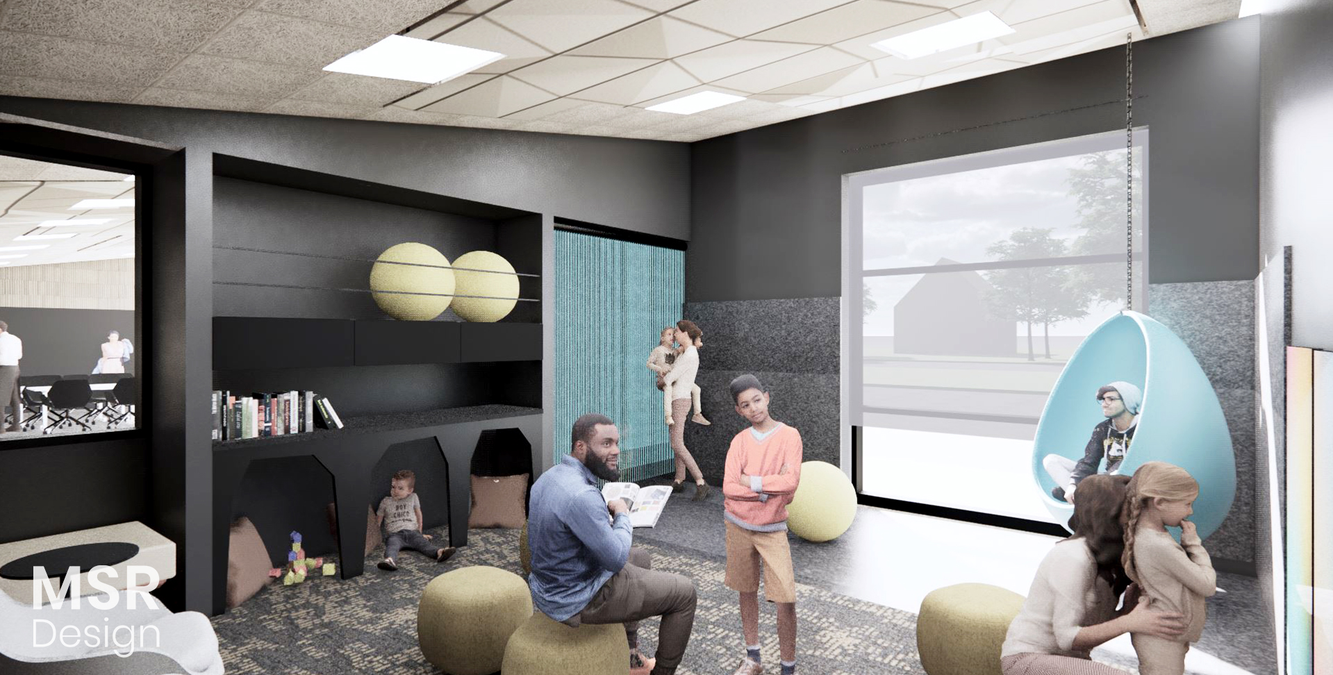 Rendering of the Sensory Room