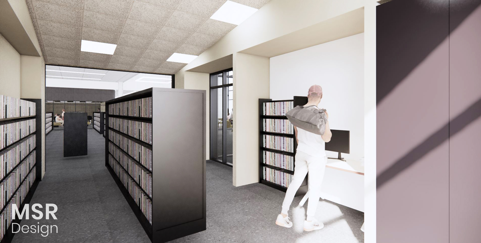 Rendering of the Hold Room