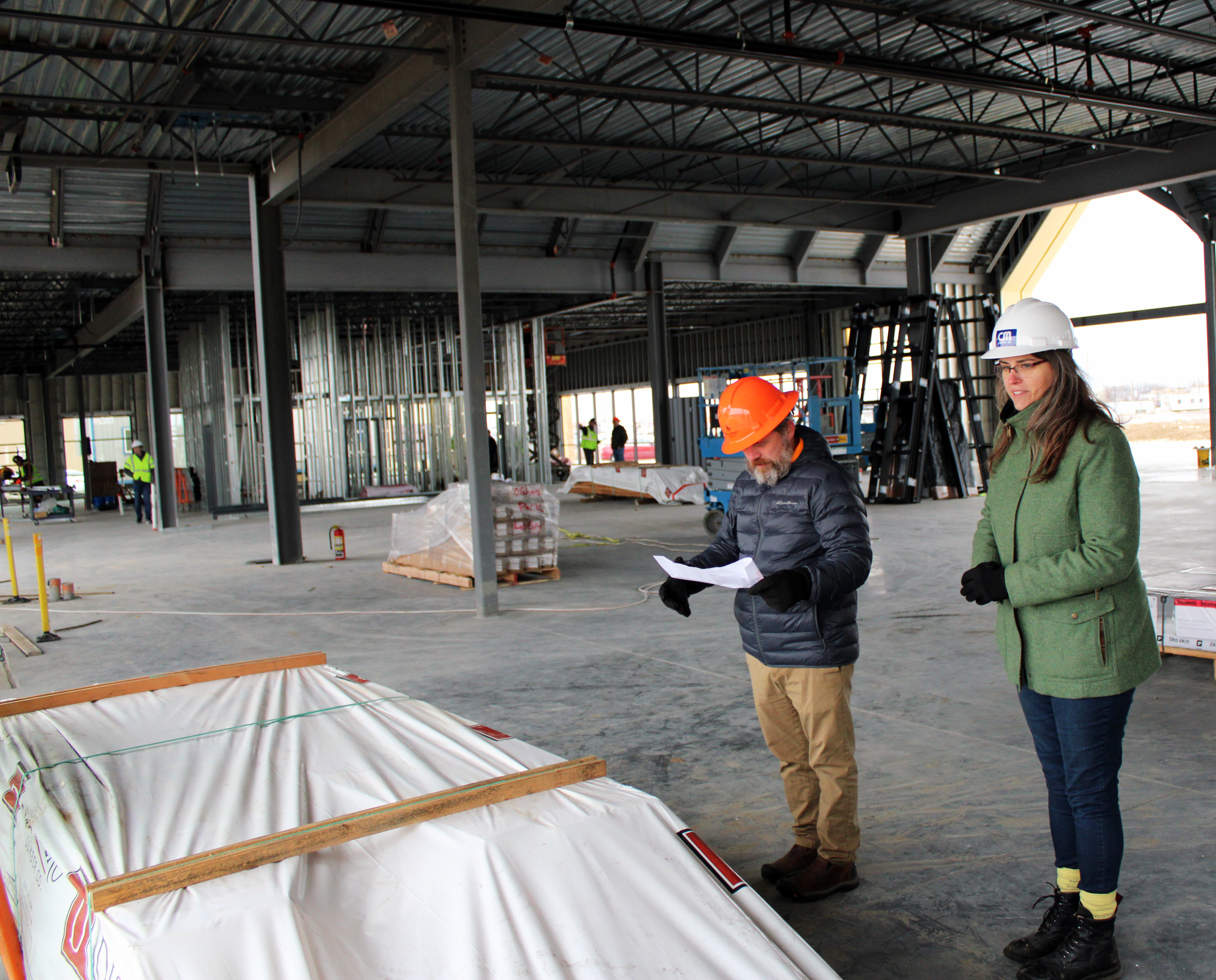 Orchard Park Construction workers