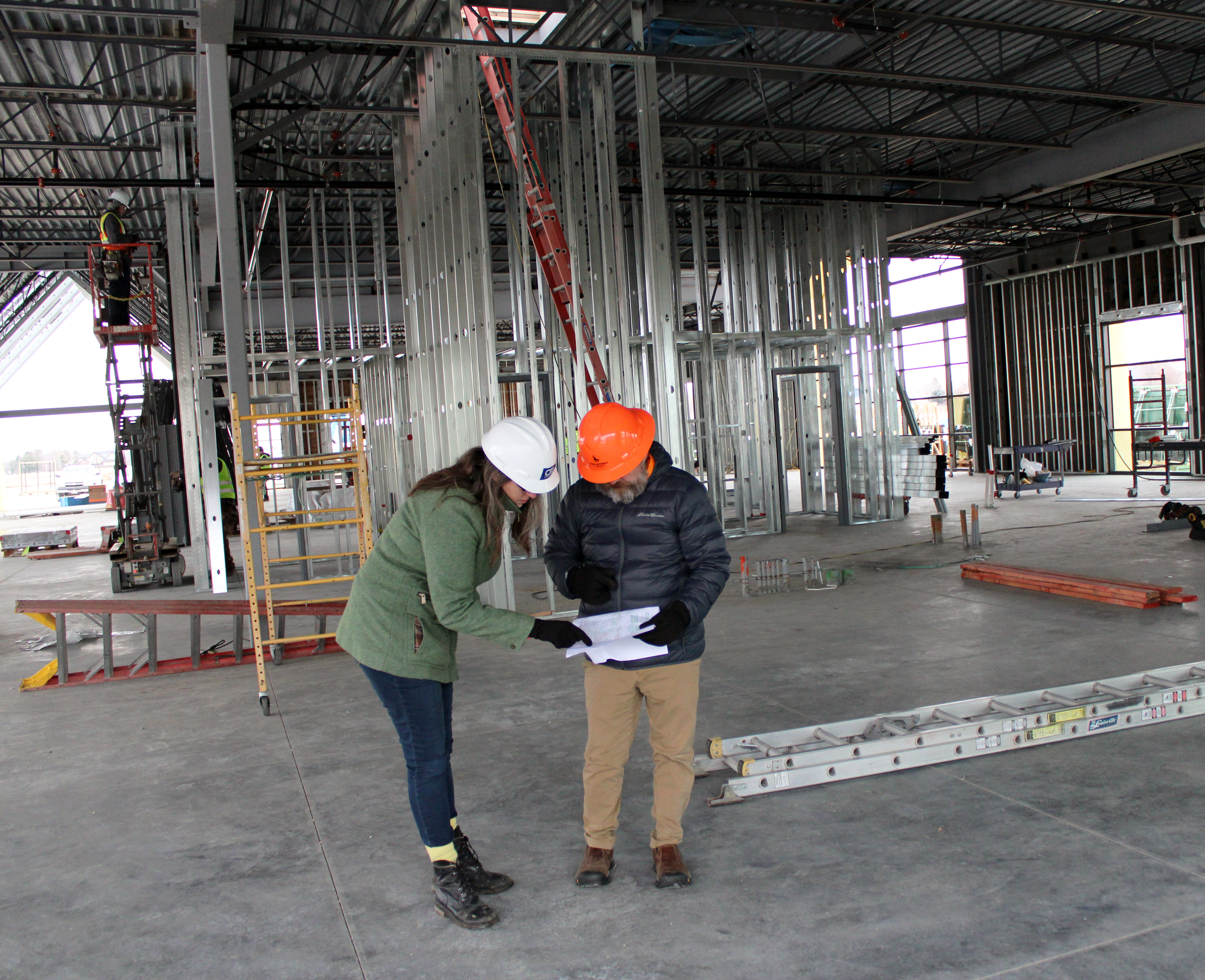 Orchard Park Construction workers