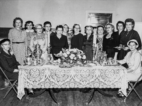 Occident Club members at a tea party circa 1950s.