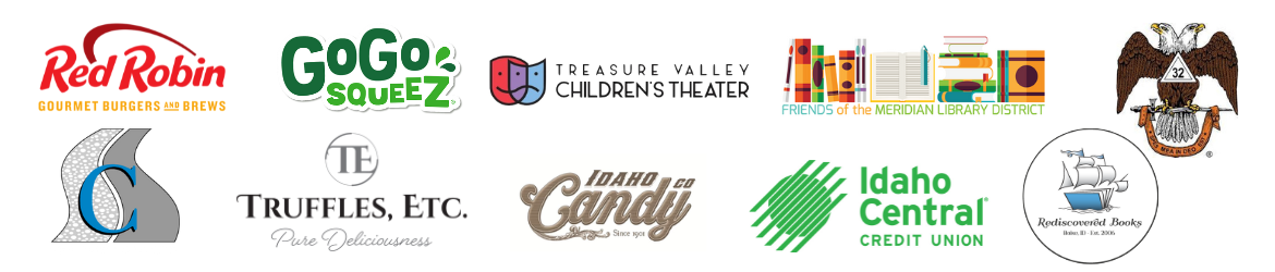 Silver sponsor logos for summer reading program