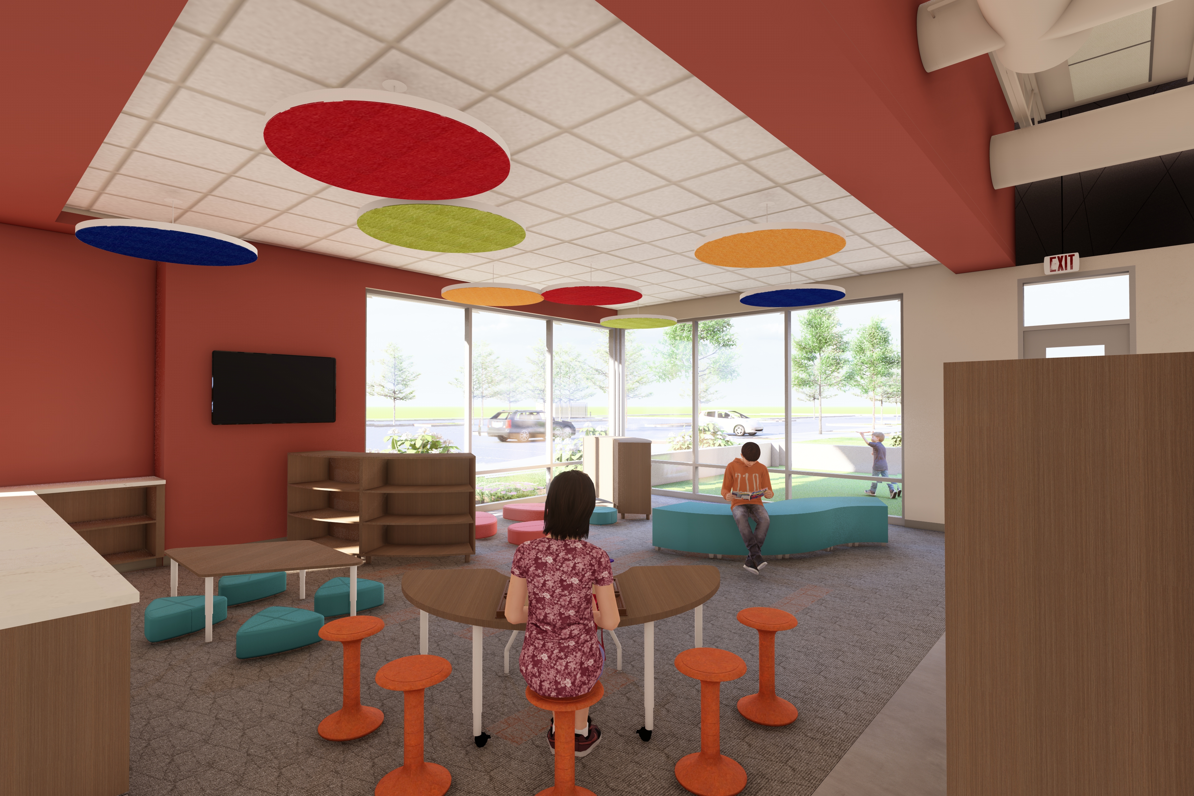 Architectural rendering of Pinnacle branch