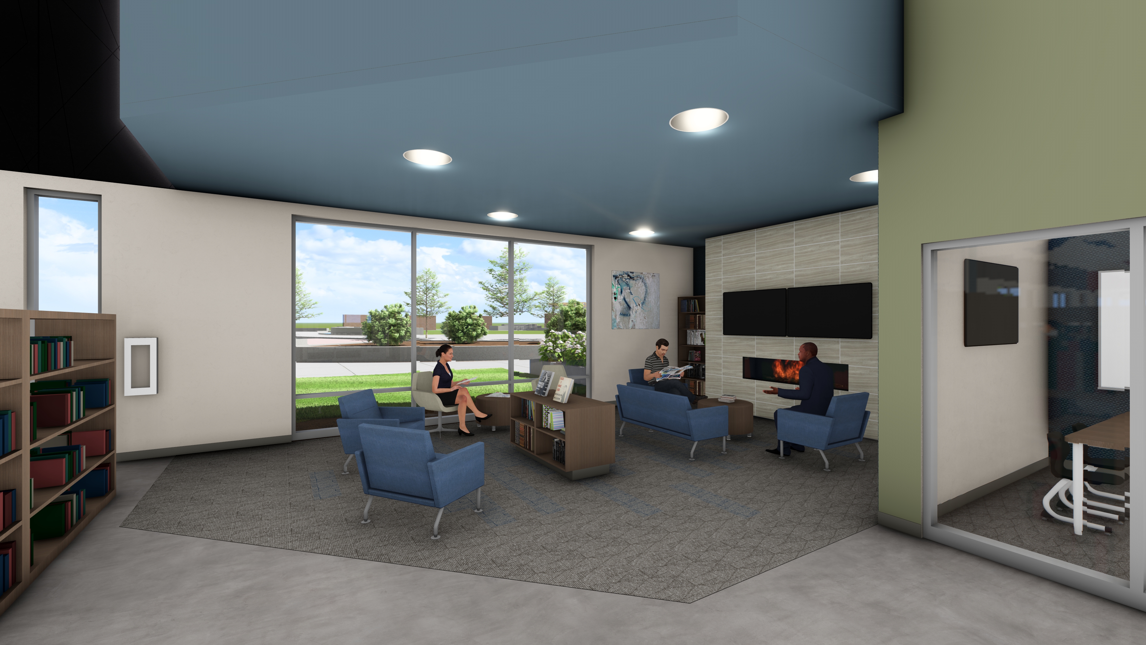 Architectural rendering of Pinnacle branch