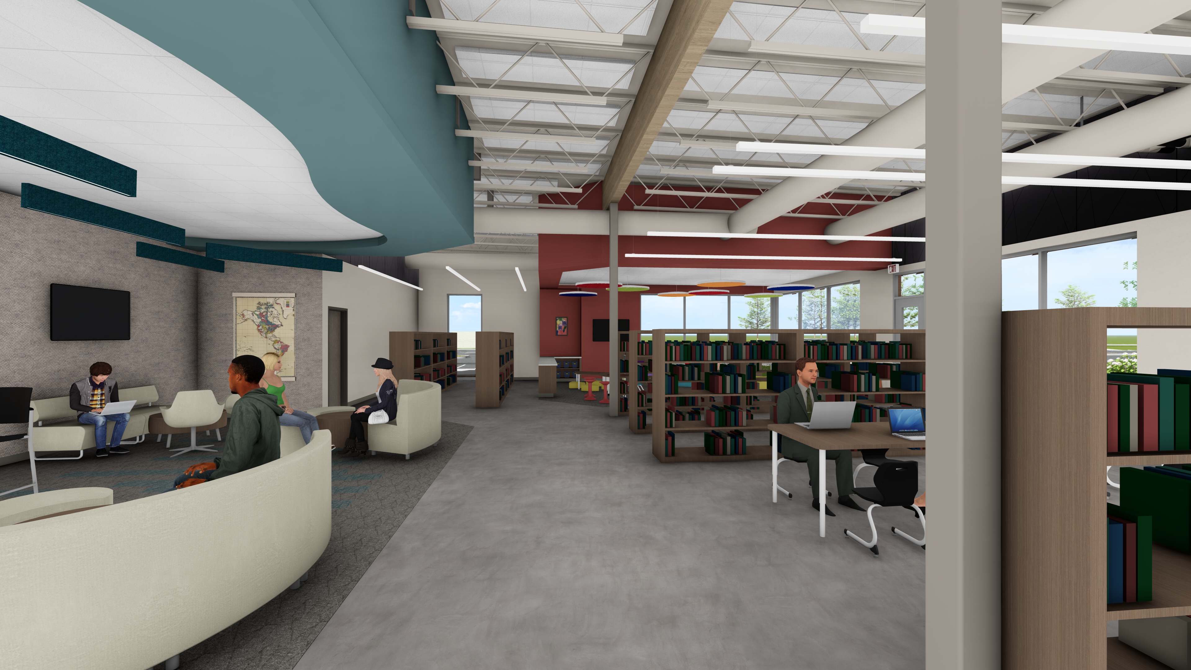 Architectural rendering of Pinnacle branch