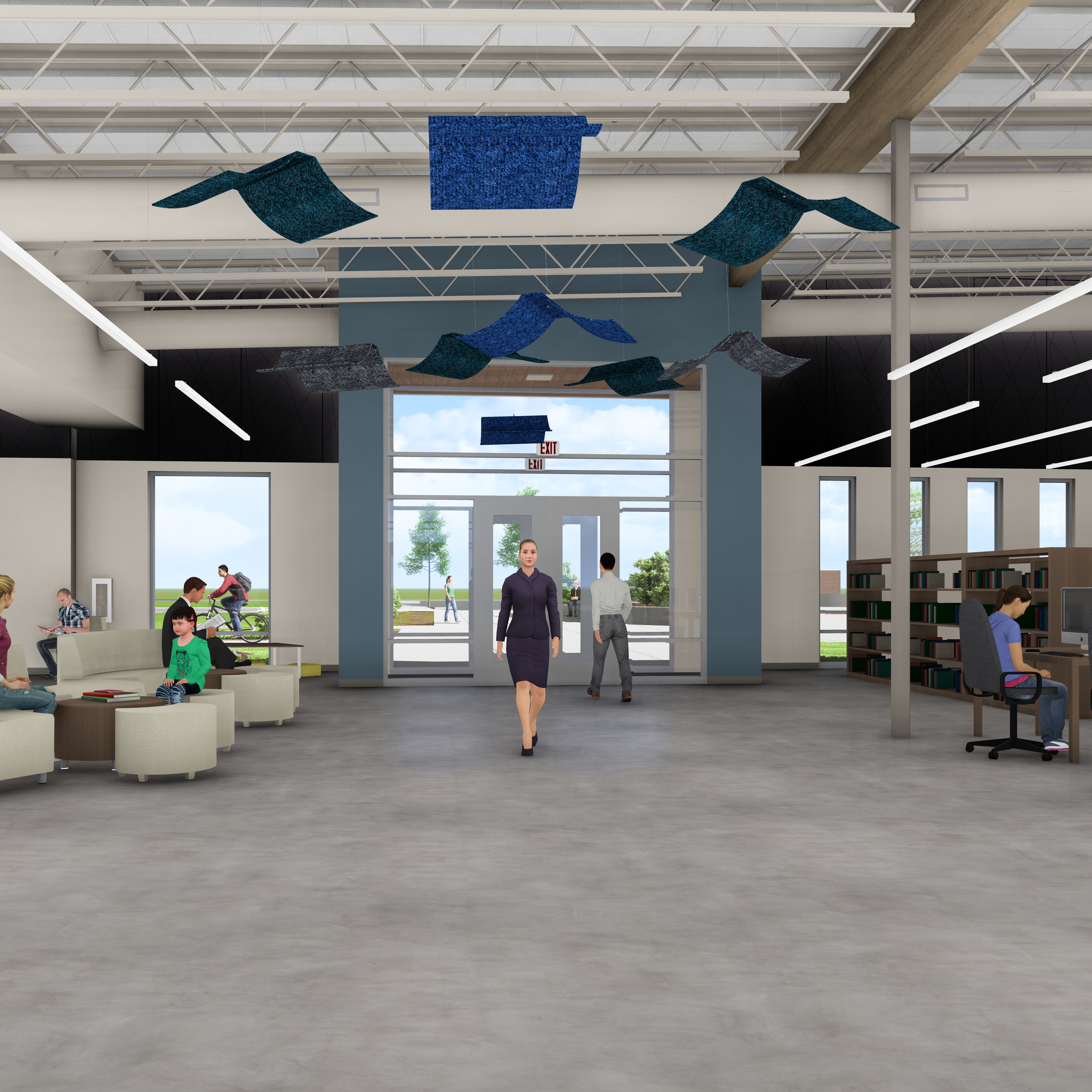 Architectural rendering of Pinnacle branch