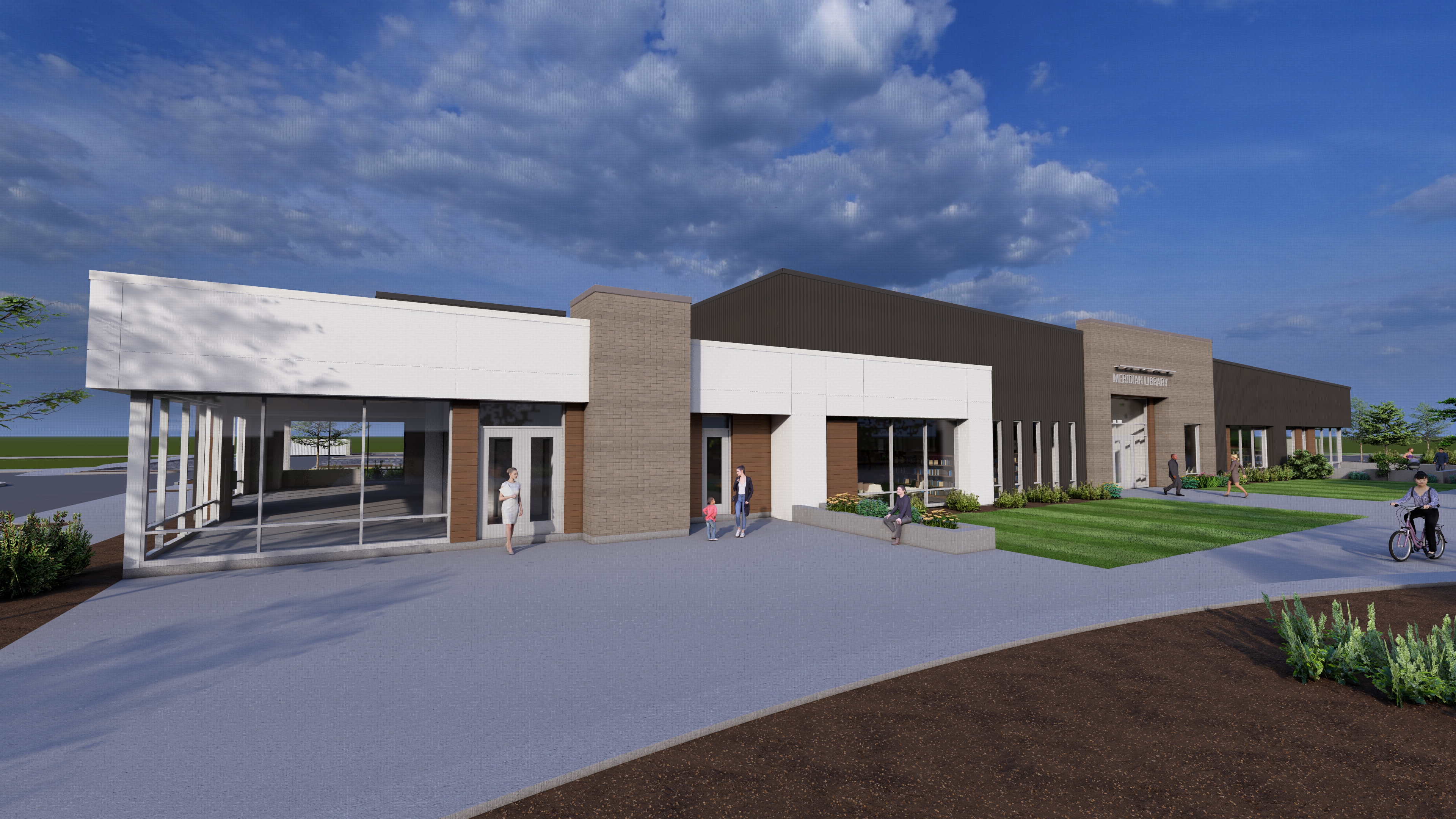 Architectural rendering of Pinnacle branch