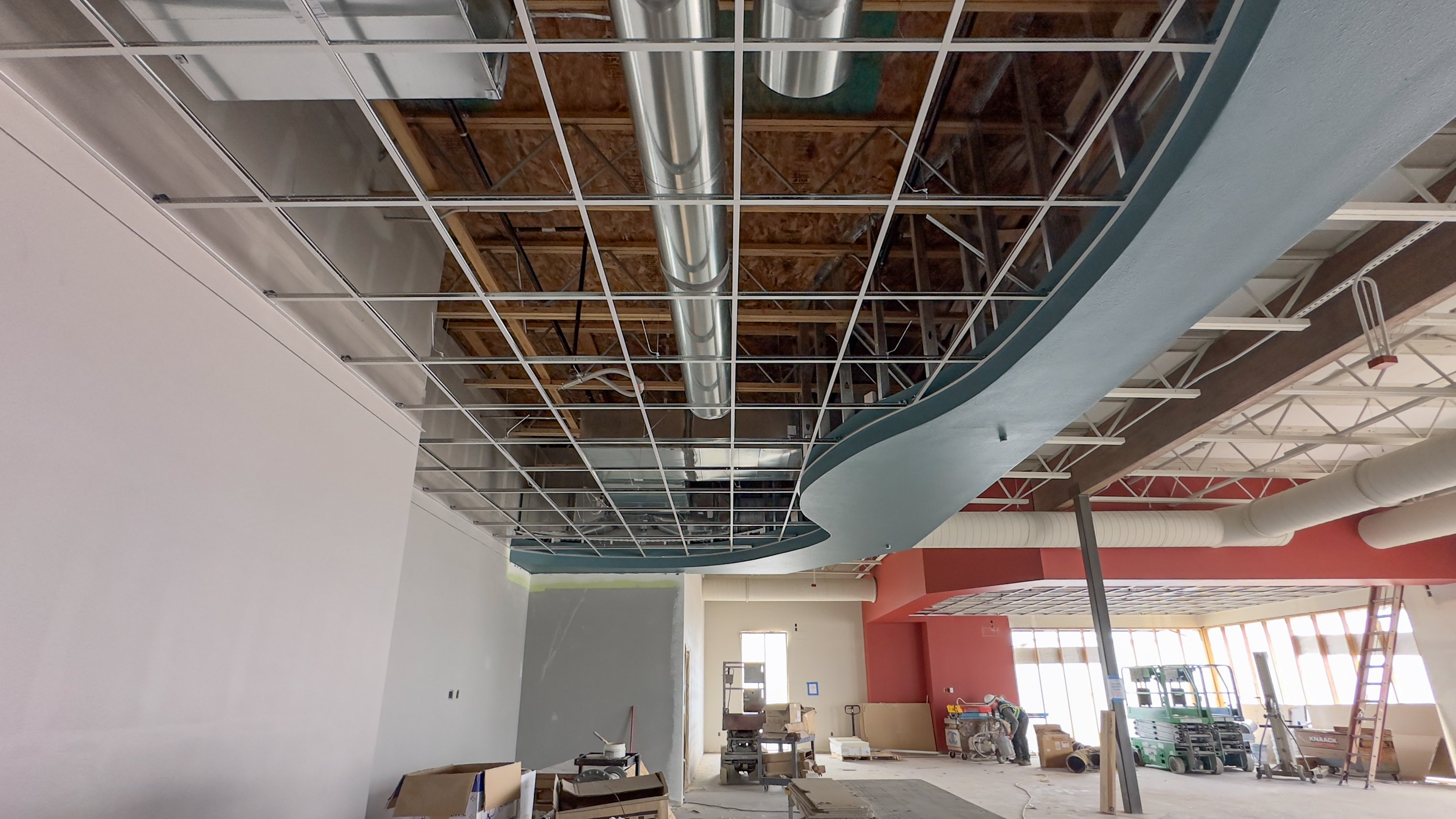 Interior view of Pinnacle building construction