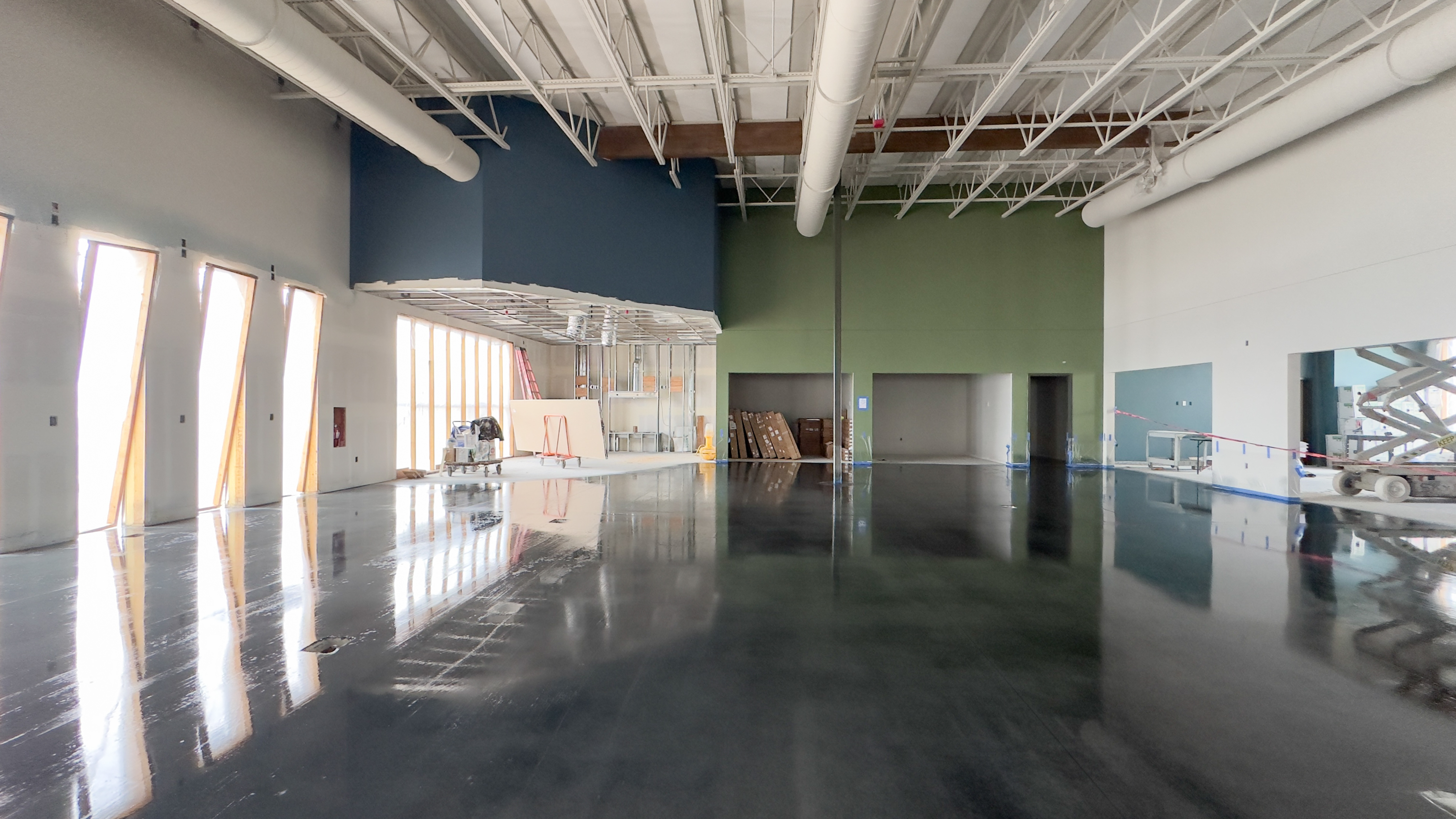 Interior view of Pinnacle building construction