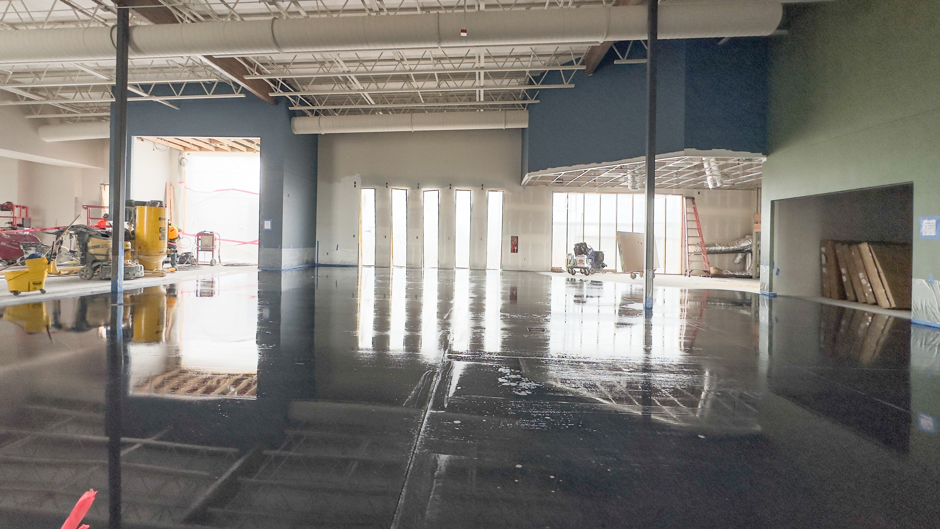 Interior view of Pinnacle building construction