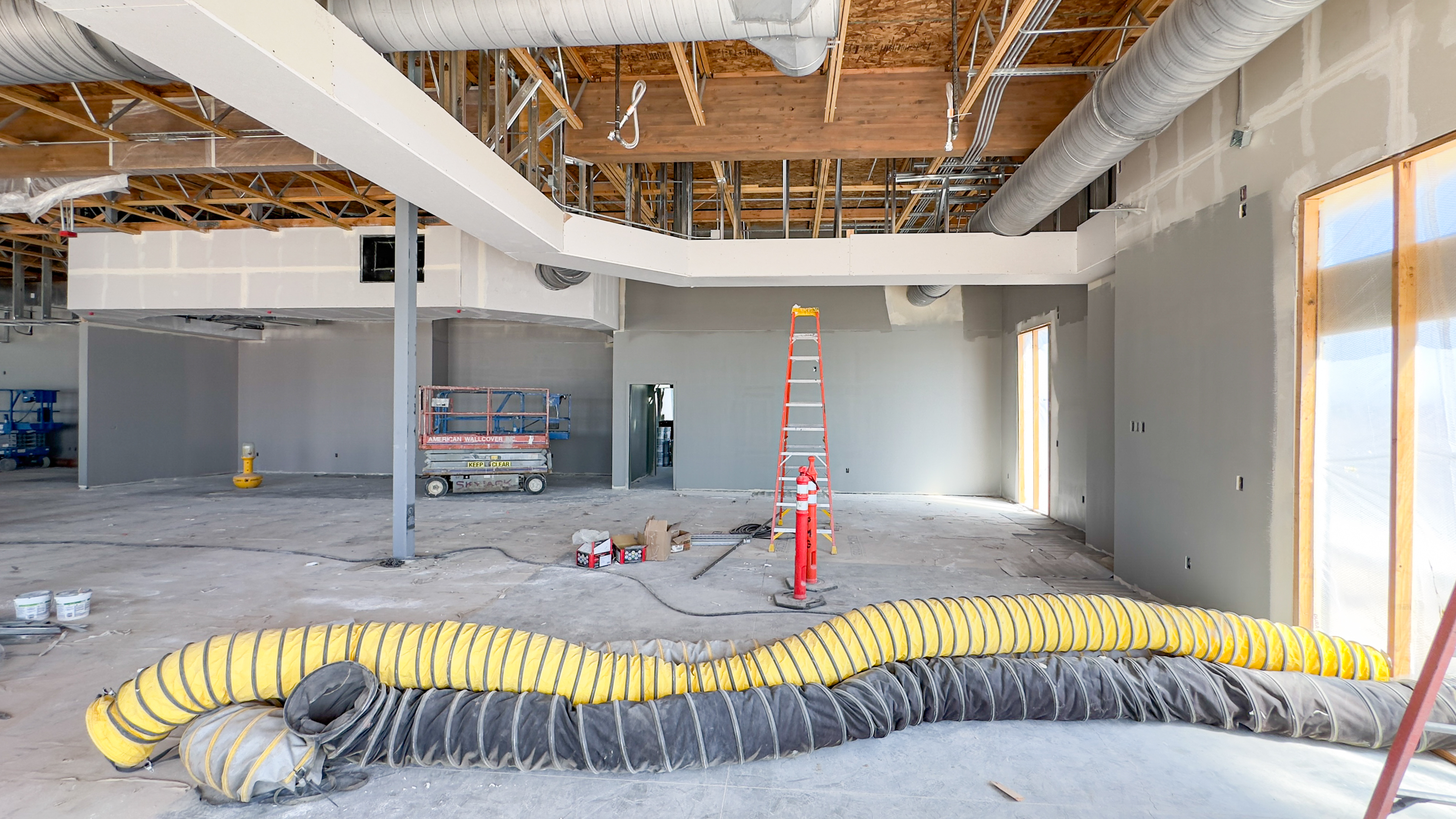 Interior view of Pinnacle building construction