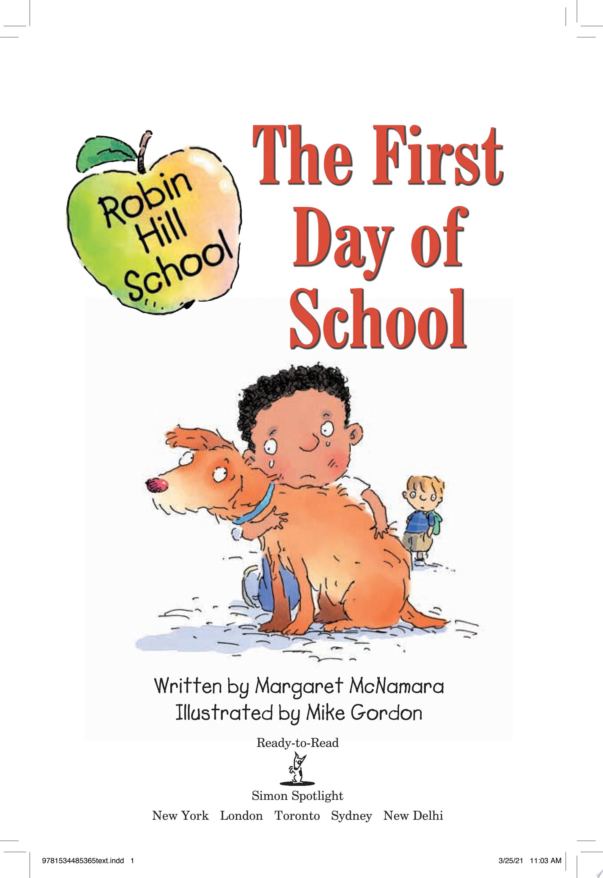Image for "The First Day of School"