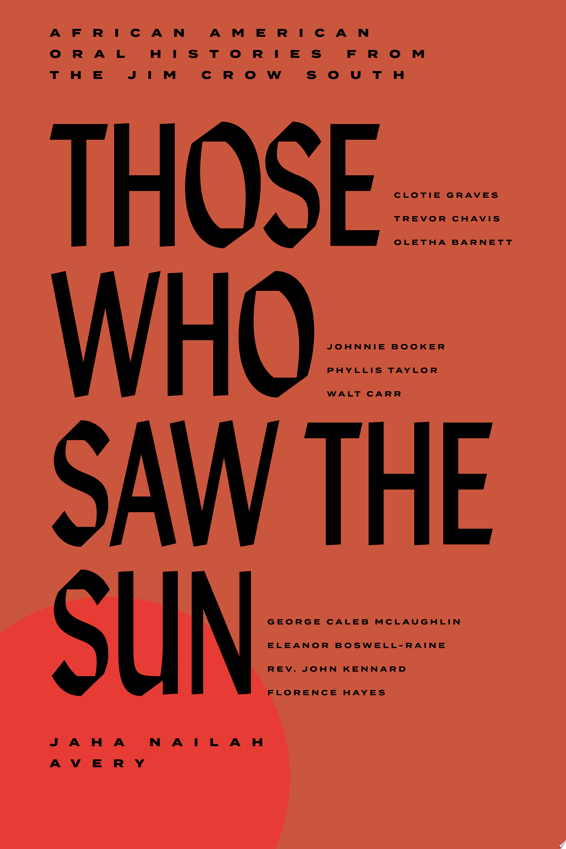 Image for "Those Who Saw the Sun"