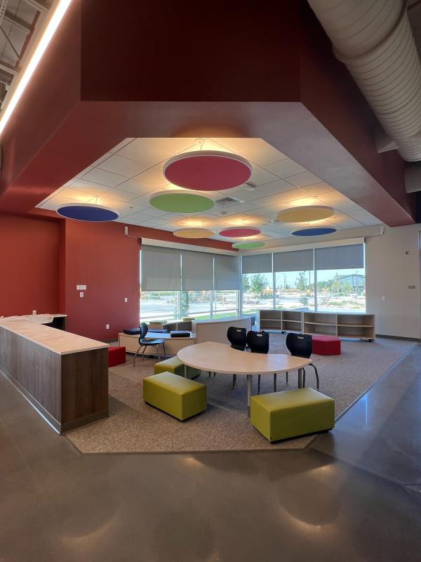 An image depicting the Pinnacle branch's Children's Area