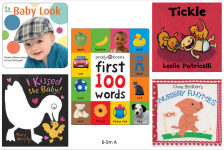 five board books for children