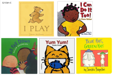 Five board books included in the 12-15 month board book kit C.