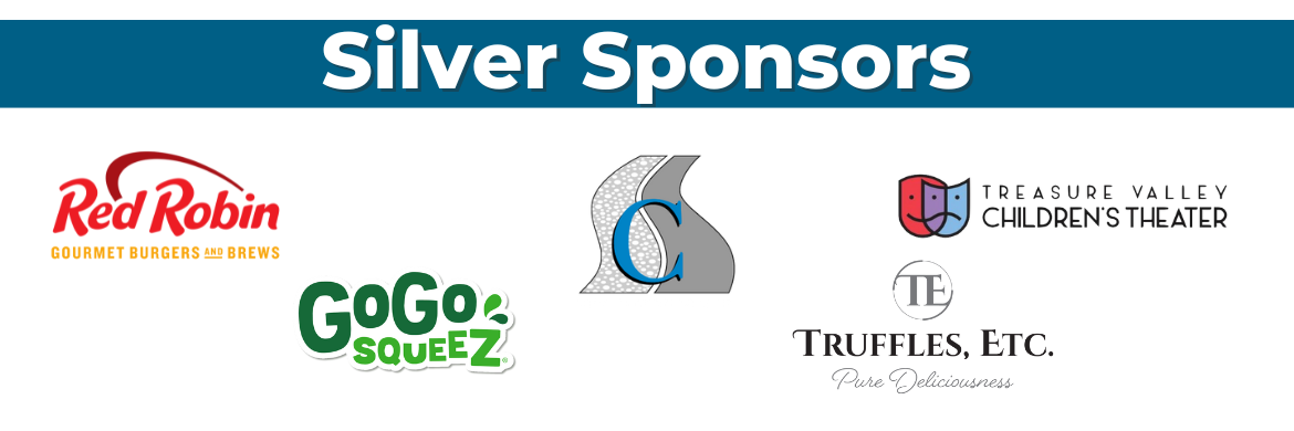 Silver sponsor logos for summer reading program